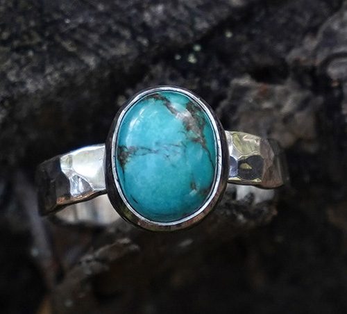 Anillo MISTY II con TURQUESA - Talla 12,5