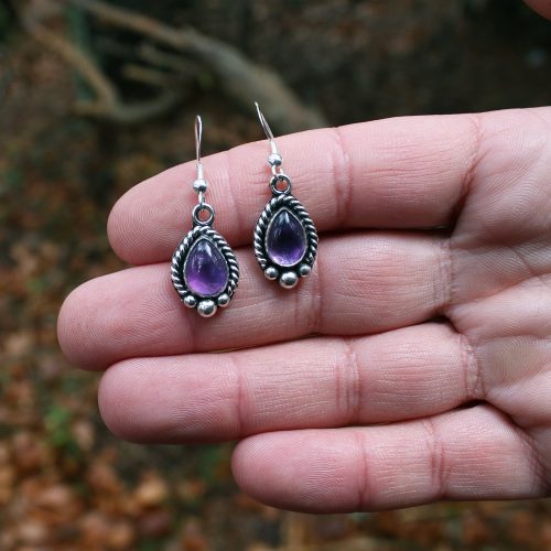 Pendientes MAKALU con AMATISTA