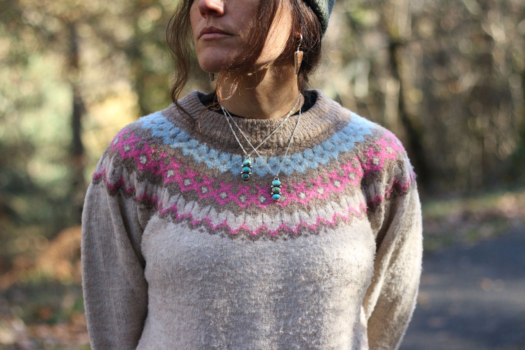 Colgante AURA I con Turquesa Tibetana - Imagen 5