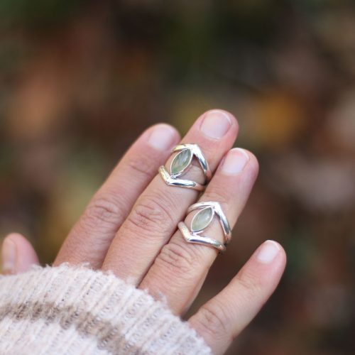 Anillo SAVIA I con PREHNITA