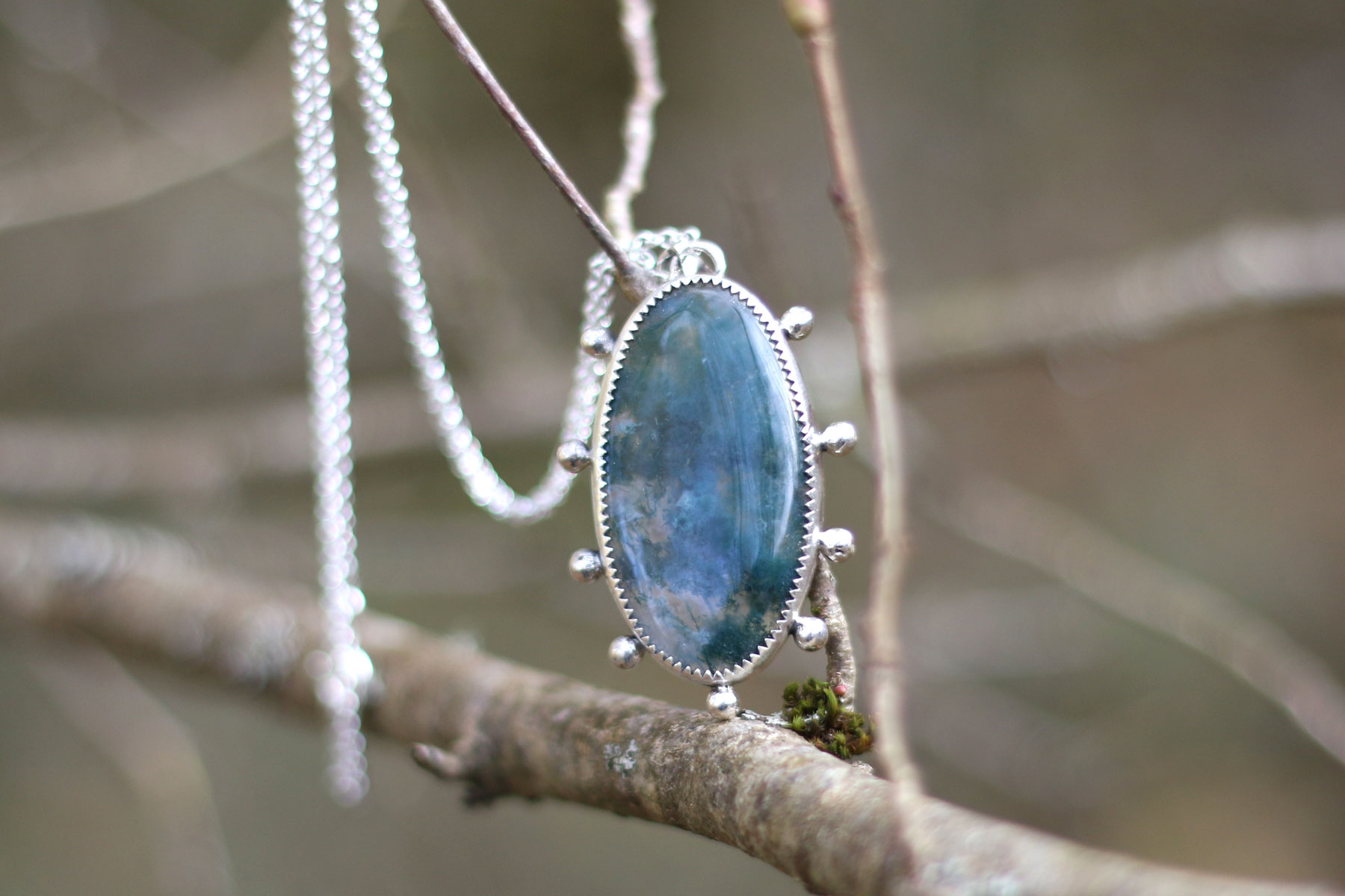 Colgante AGATA MOSS IV