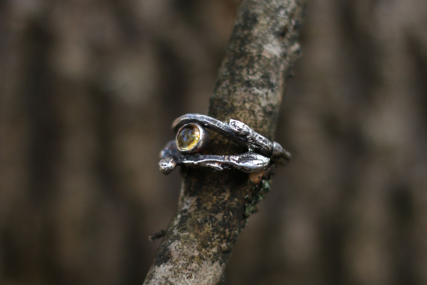 Anillo RAMA con CITRINO - Imagen 2