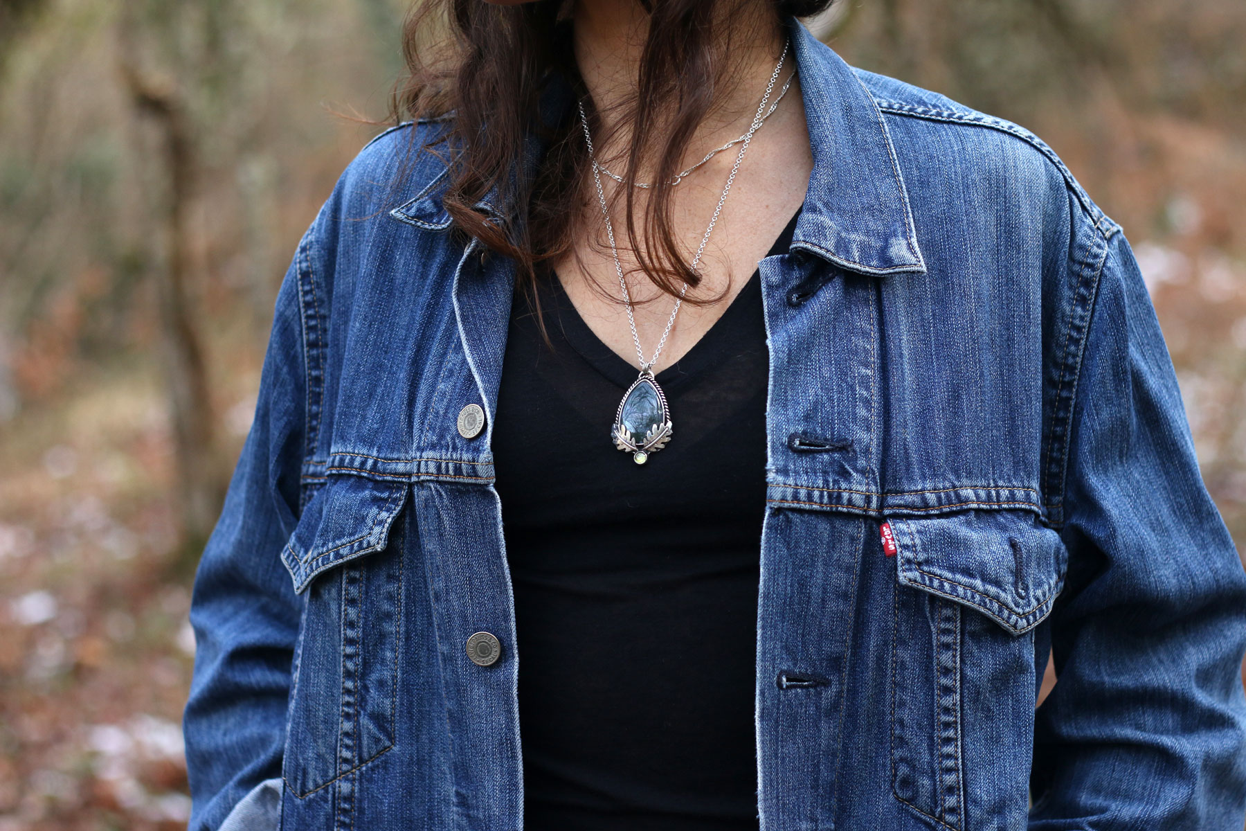 Colgante BRAMA con AGATA MUSGOSA - Imagen 2